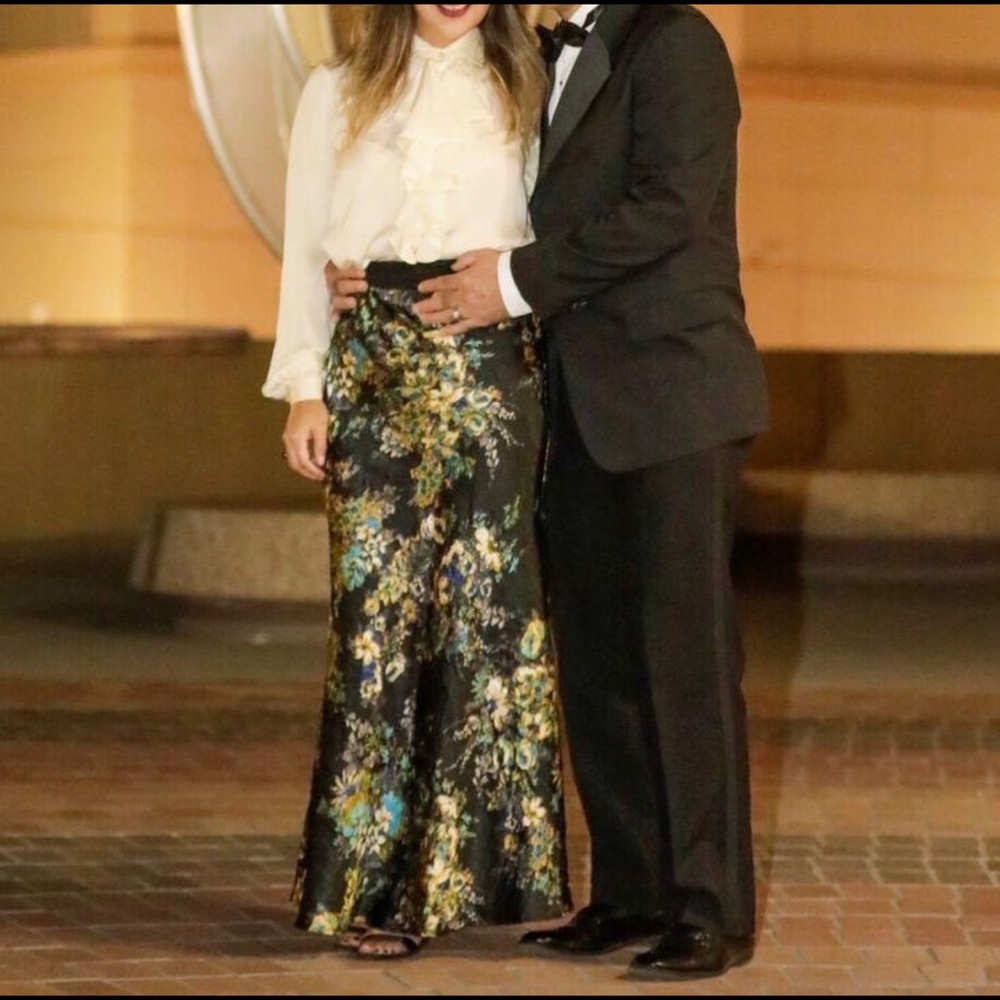 Ralph Lauren silk blouse Ruffle